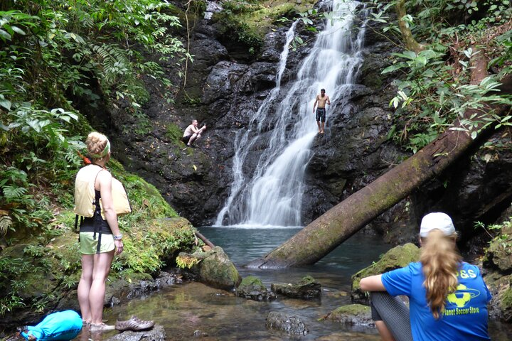 Waterfall During the Floating Tour
